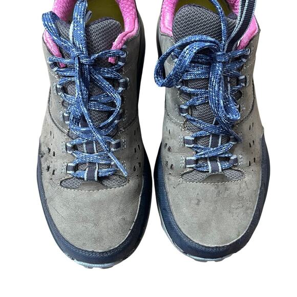 Hoka Women's Tor Summit Hiking Shoes Low Size 7.5 Steel Grey/Hydrangea - Picture 5 of 10